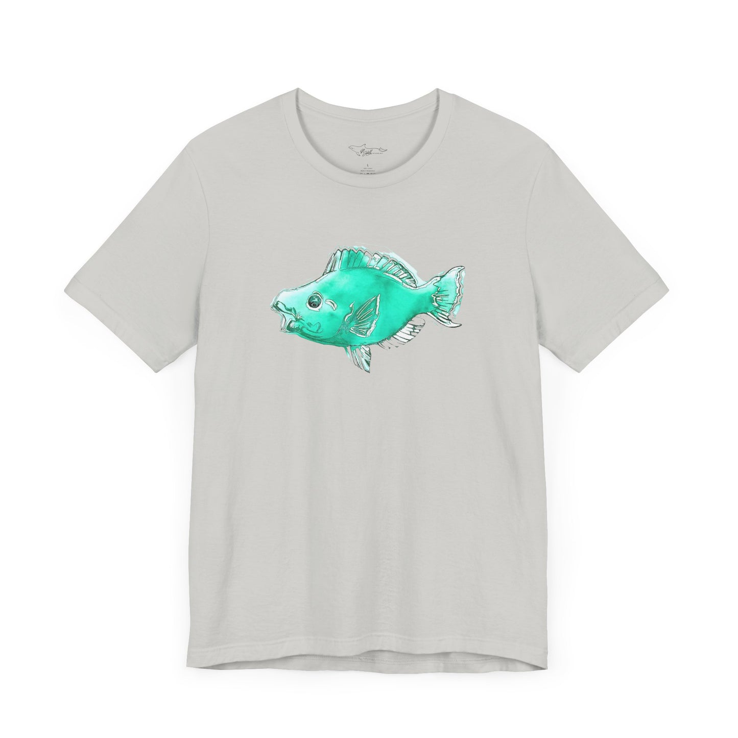 Blue Parrot Fish Unisex Jersey Short Sleeve Tee