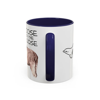 Moose On The Loose Accent Coffee Mug (11, 15oz)