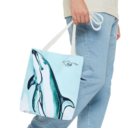 Pacific White Sided Dolphin Tote Bag (AOP)