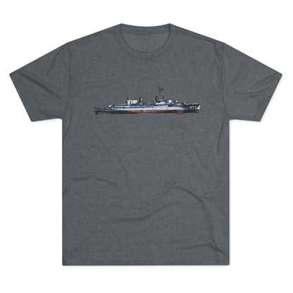 USS Perkins DD-877  Unisex Tri-Blend Crew Tee