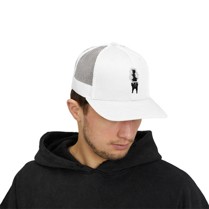 Skunk Snapback Trucker Cap