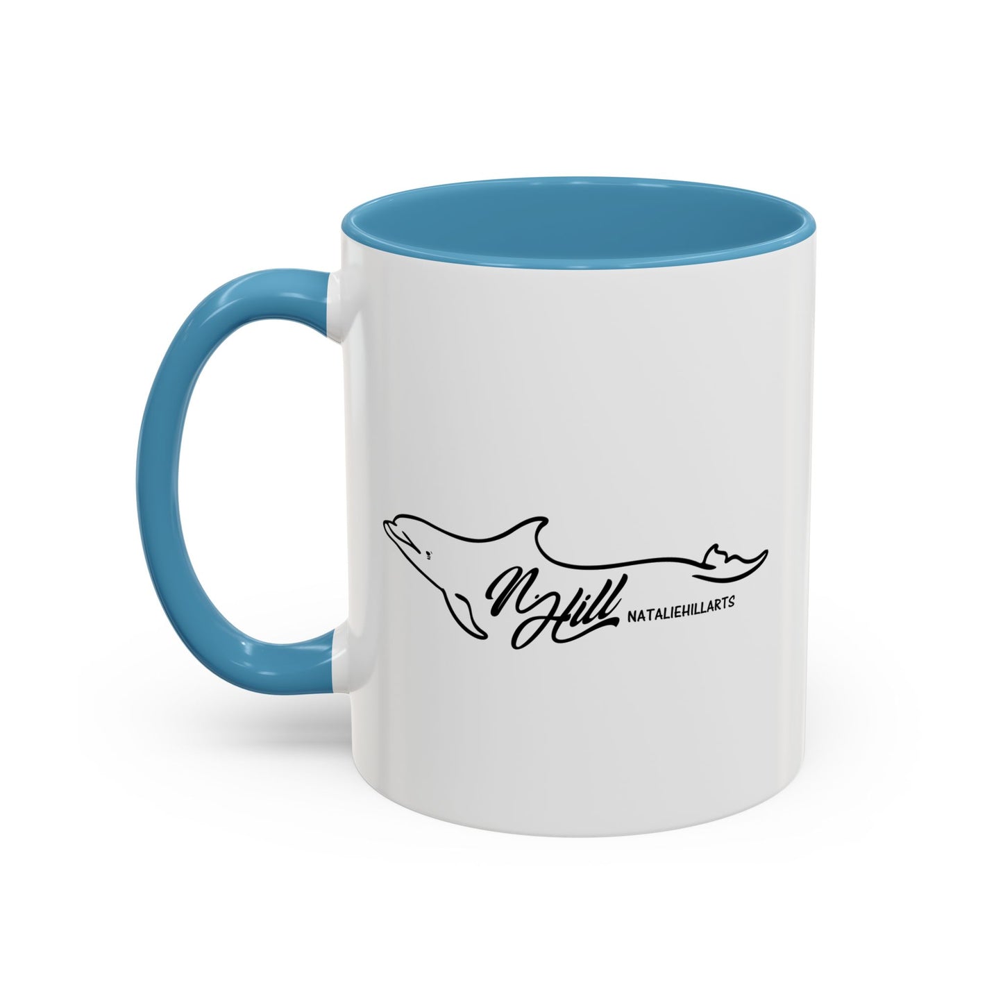 Kekaimalu Wholphin Accent Coffee Mug, 11oz