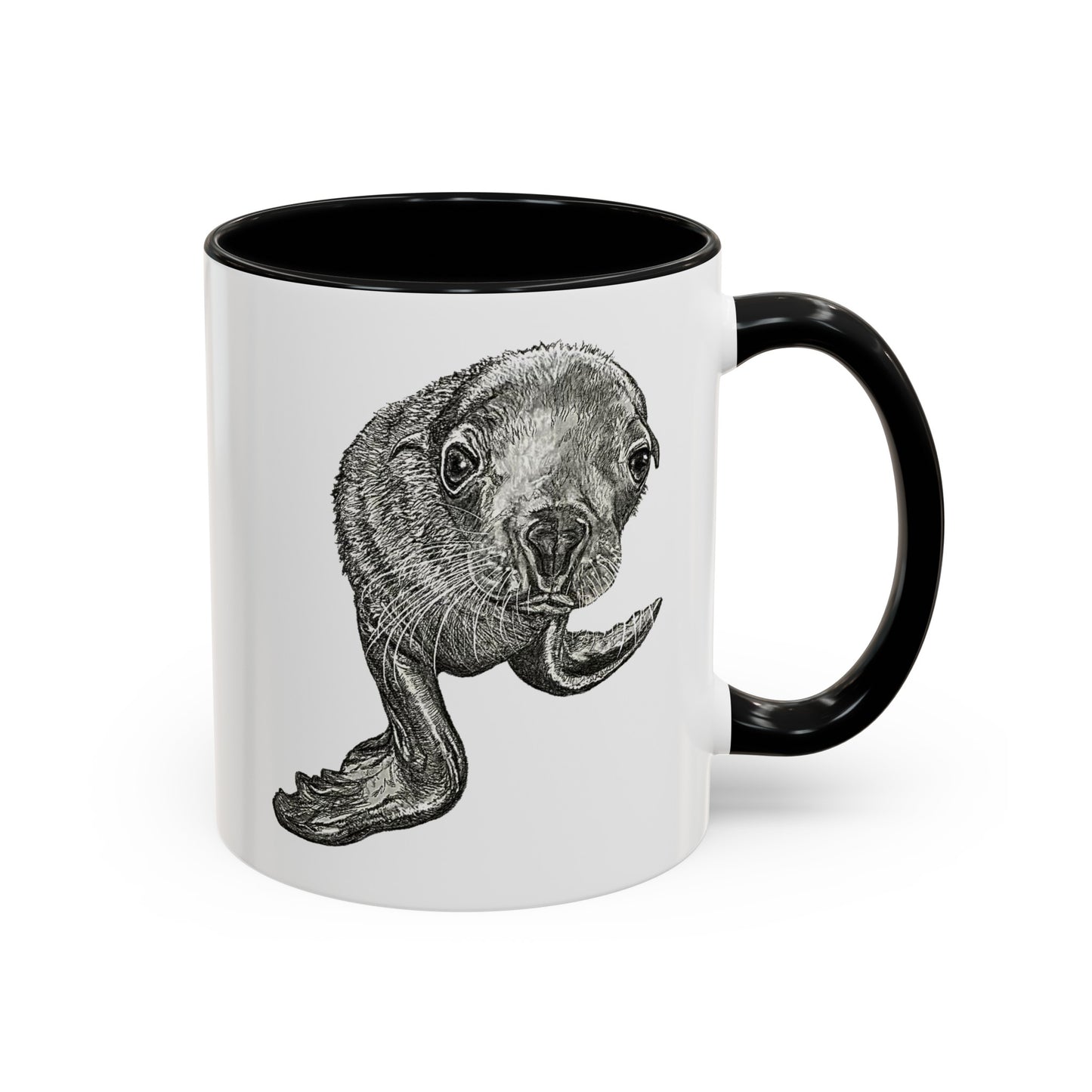 Sea Lion Accent Coffee Mug, 11oz