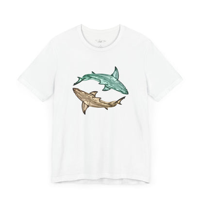 Great White Shark Unisex Jersey Short Sleeve Tee