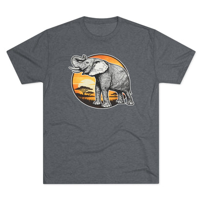 Elephant Unisex Tri-Blend Crew Tee