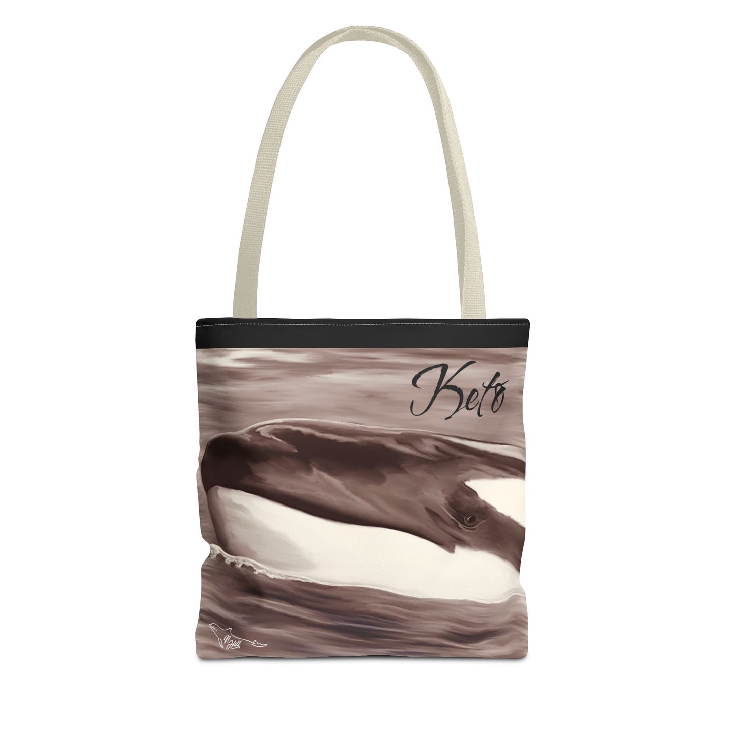 Keto Orca Tote Bag (AOP)