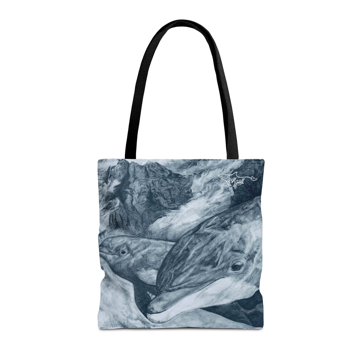 Dolphin Summit Tote Bag (AOP)