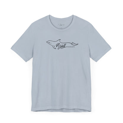 Natalie Hill Dolphin Logo Unisex Jersey Short Sleeve Tee