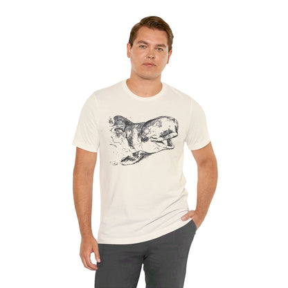 Bubbles Pilot Whale Unisex Jersey Short Sleeve Tee