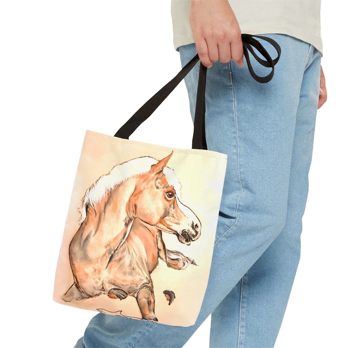 Horse Resting Tote Bag (AOP)