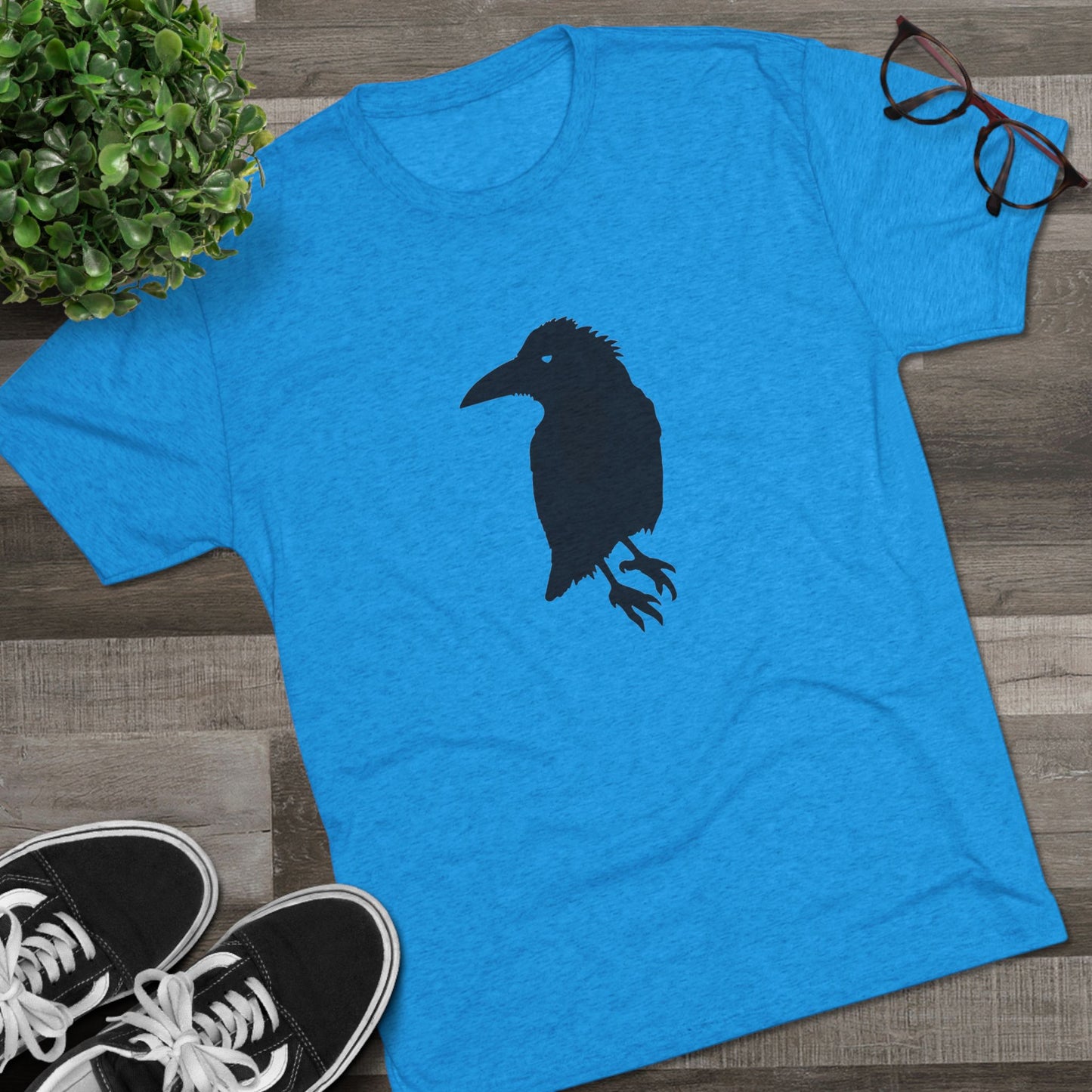 Raven Unisex Tri-Blend Crew Tee