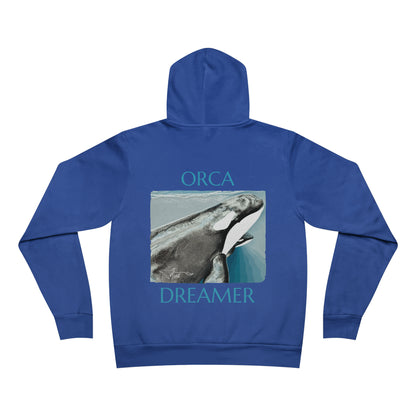 Orca Dreamer Unisex Sponge Fleece Pullover Hoodie