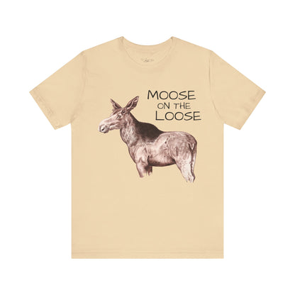 Moose On The Loose Unisex Jersey Short Sleeve Tee