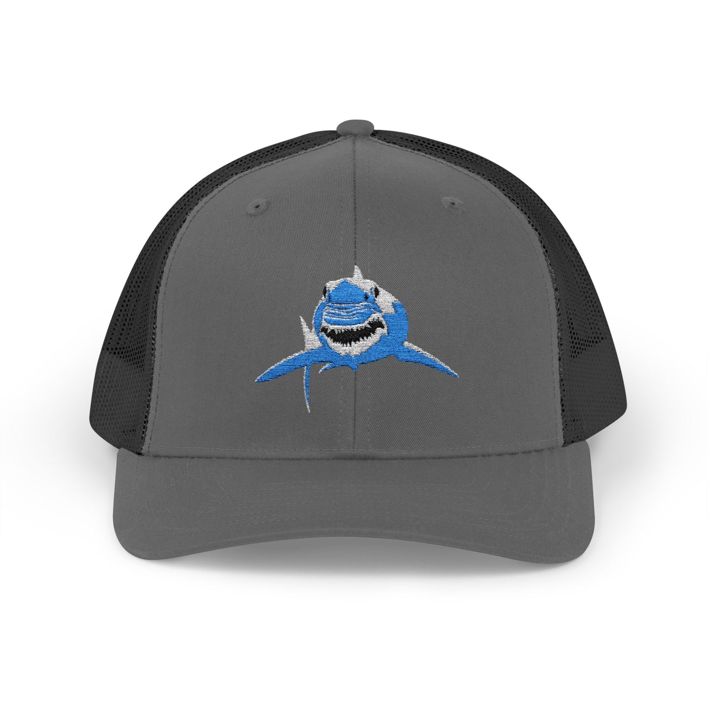 Great White Shark Panda Snapback Trucker Cap