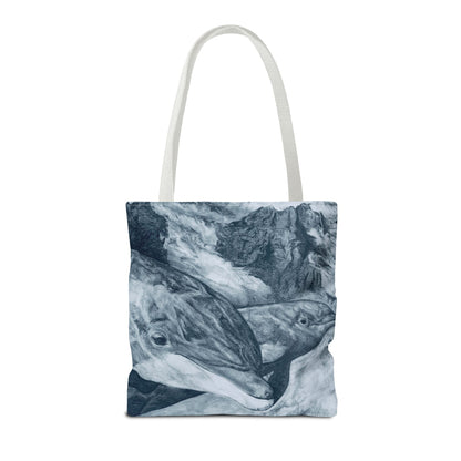 Dolphin Summit Tote Bag (AOP)