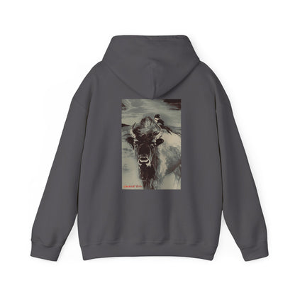 Natalie Hill Arts Bison Magpie Unisex Heavy Blend™ Hooded Sweatshirt