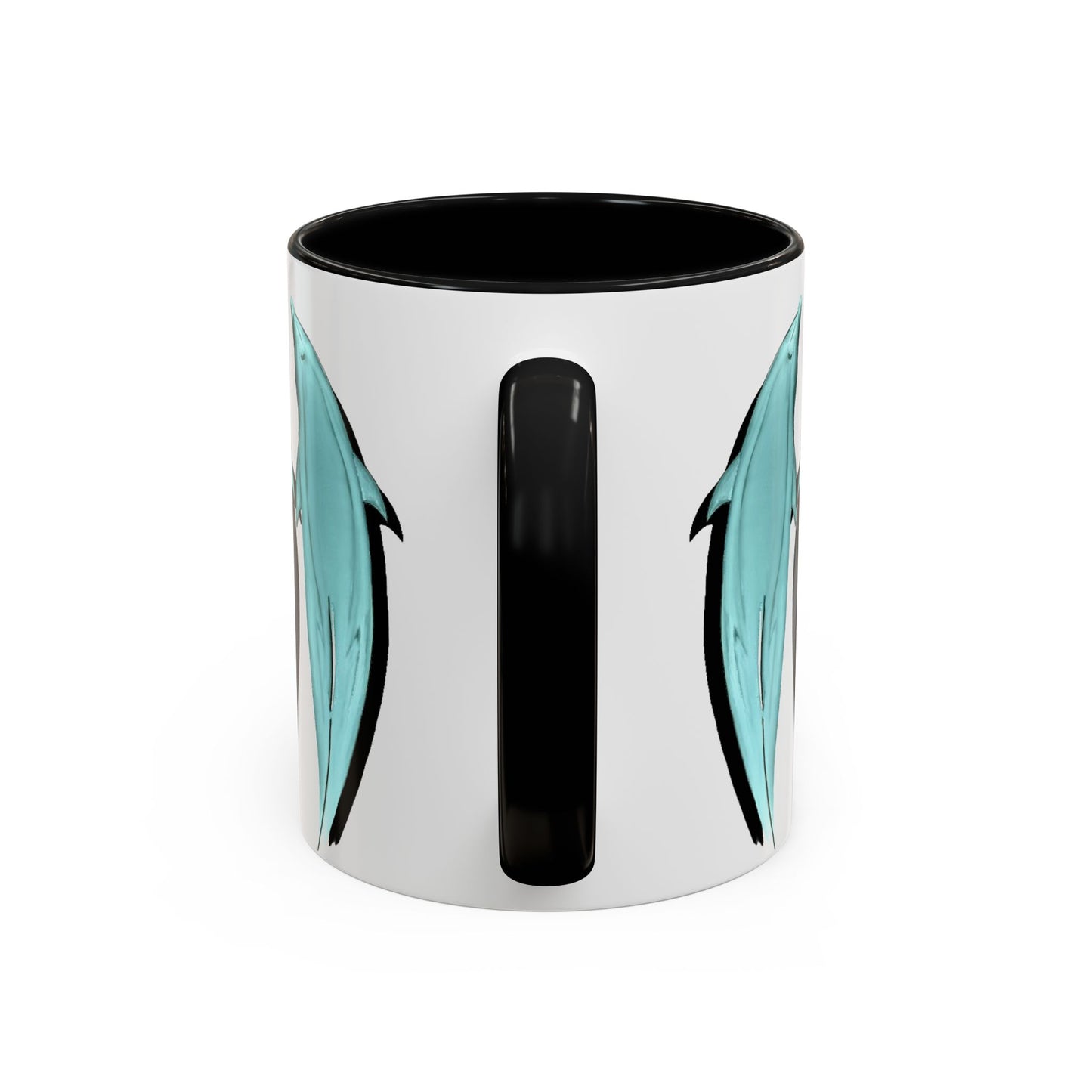 Dolphin Bow Ride Accent Coffee Mug (11, 15oz)