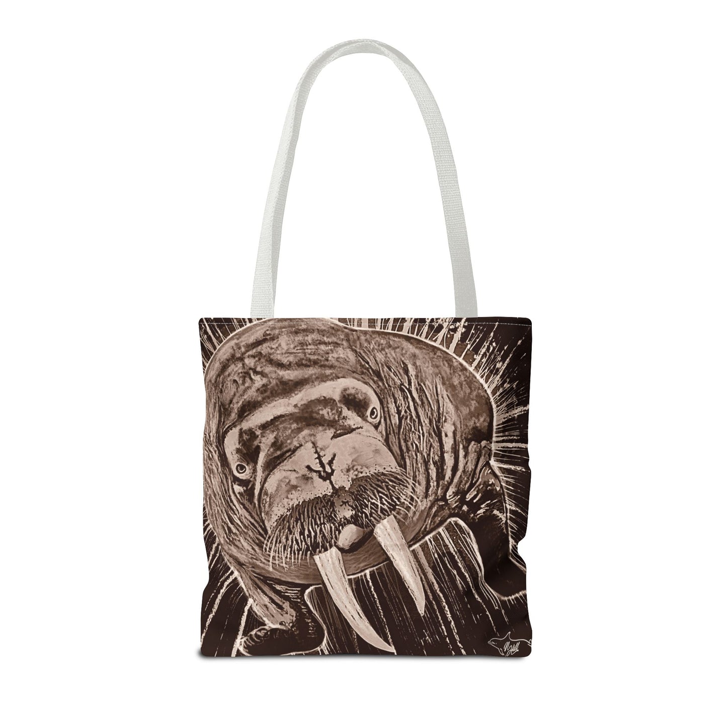 Stellar Walrus Tote Bag (AOP)