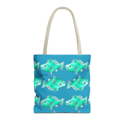 Blue Parrot FishTote Bag (AOP)