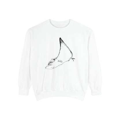 Cownose Ray Stingray Unisex Garment-Dyed Sweatshirt