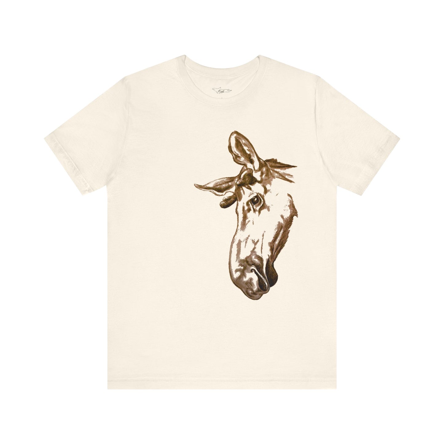 Curious Moose Unisex Jersey Short Sleeve Tee