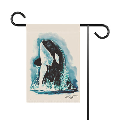 Brave Little Hunter Orca Garden & House Banner