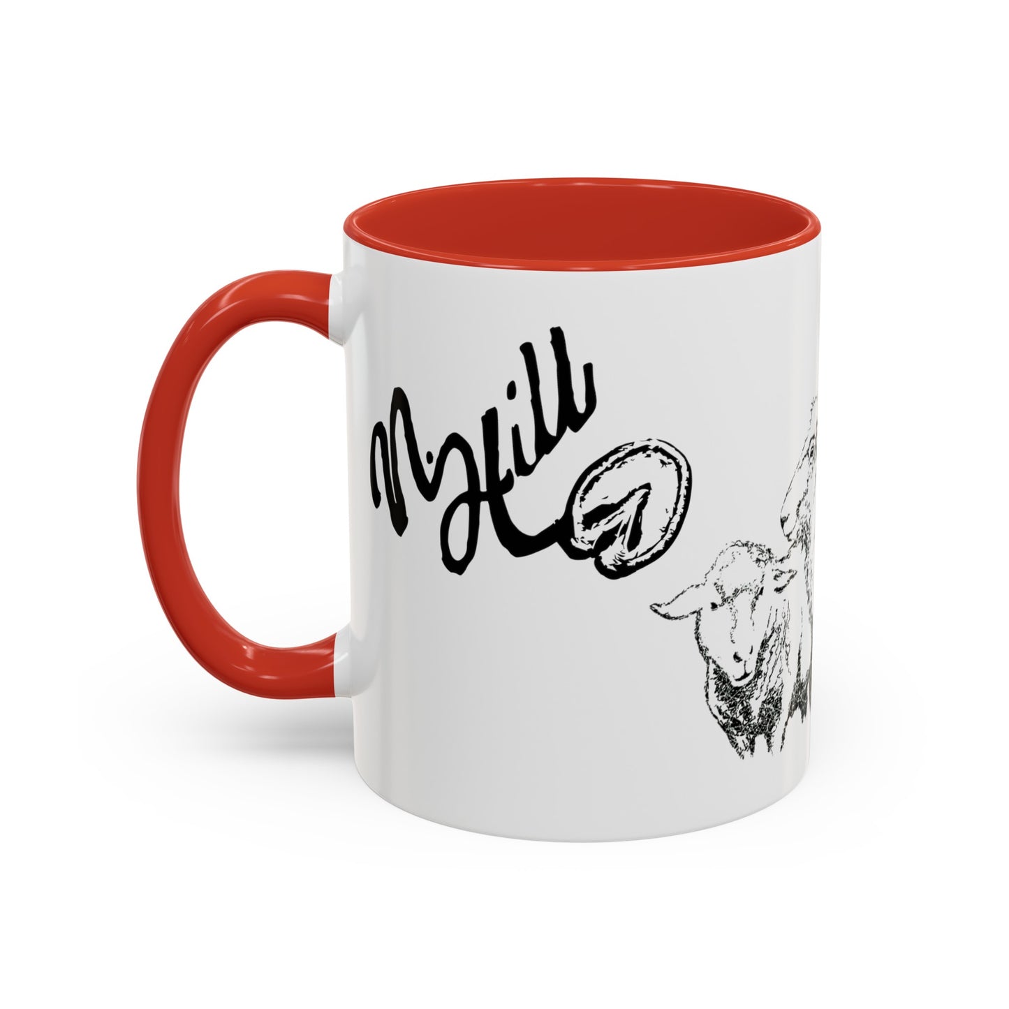 Get In The Heard Sheep Accent Coffee Mug (11, 15oz)