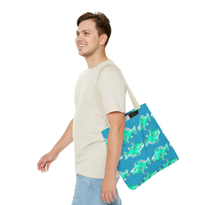 Blue Parrot FishTote Bag (AOP)