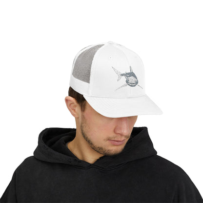 Shark Snapback Trucker Cap