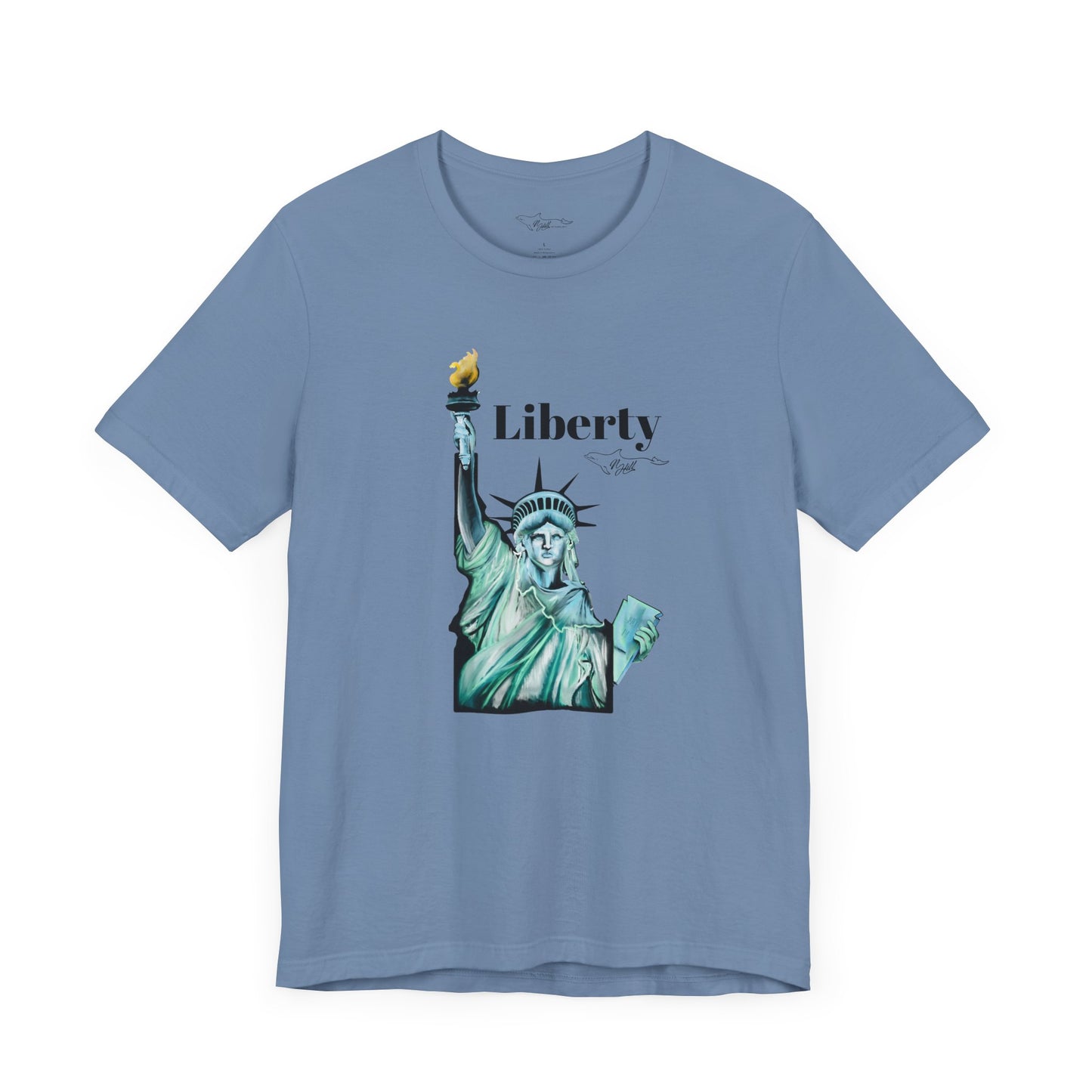 Idaho Statue of Liberty Unisex Jersey Short Sleeve Tee