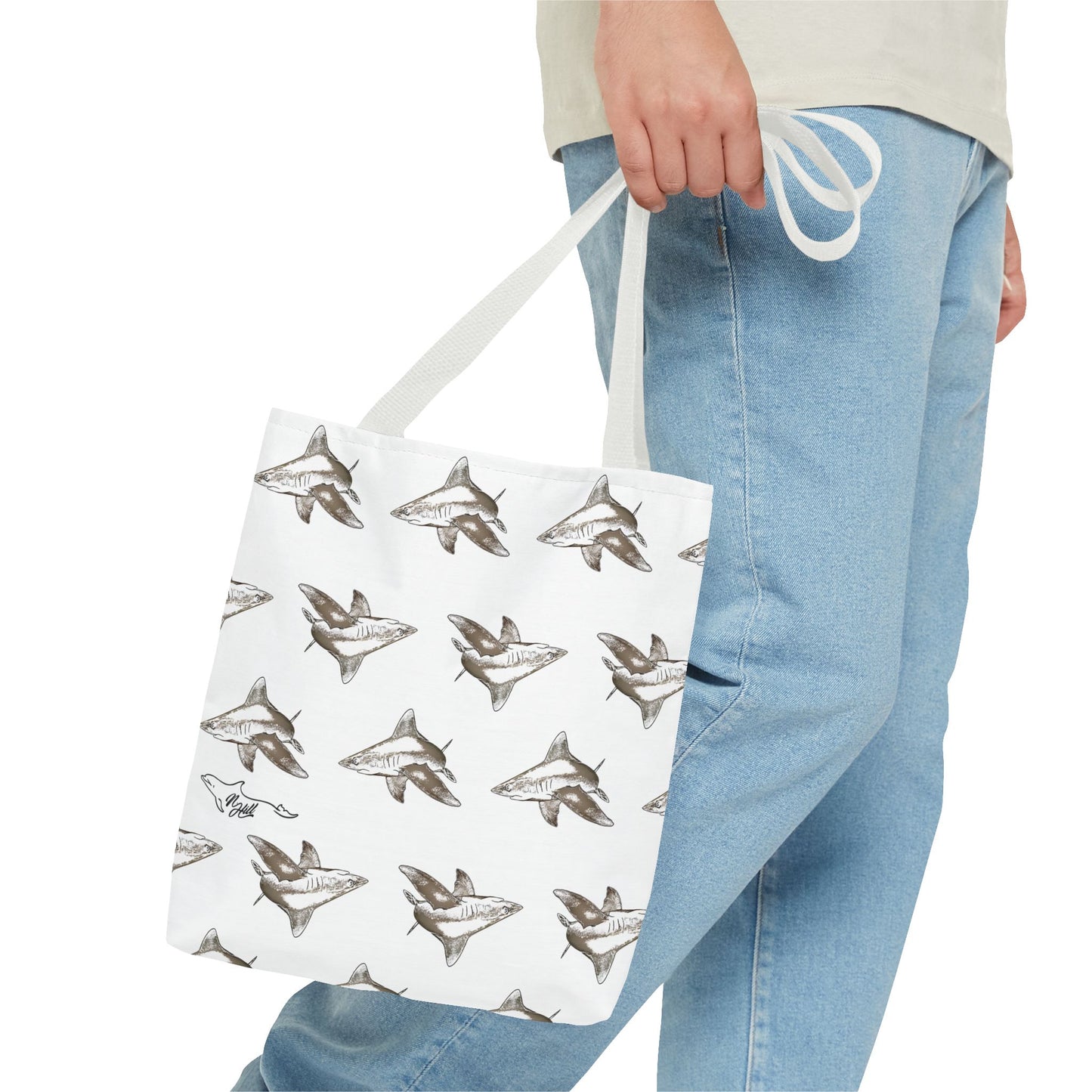 Oceanic Reef Shark Tote Bag (AOP)