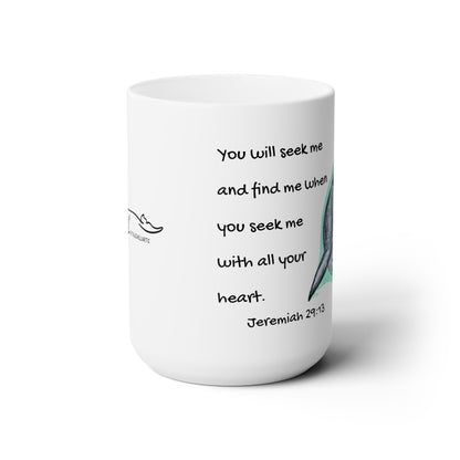 Seeking Dolphin Ceramic Mug 15oz