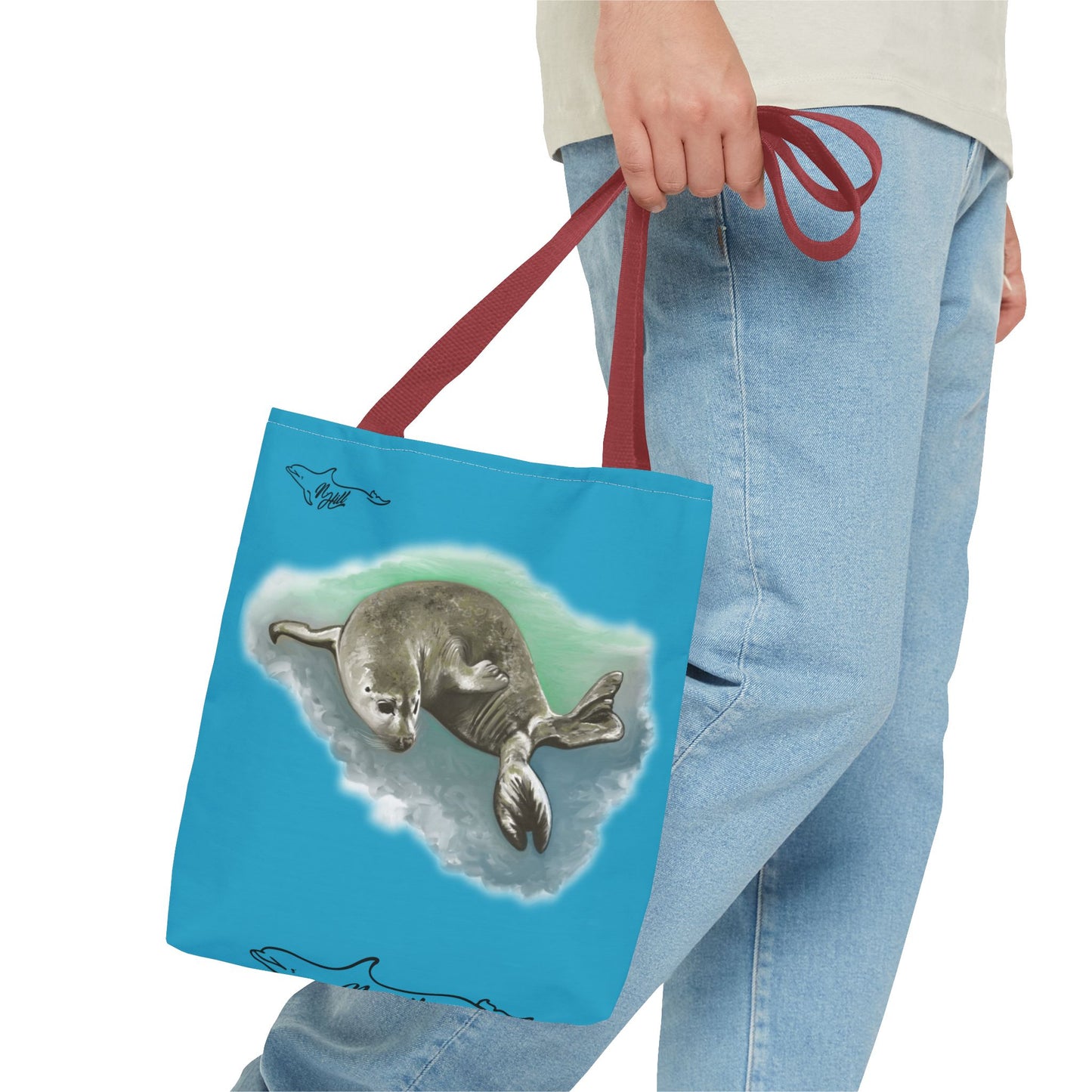 Harbor Seal Tote Bag (AOP)