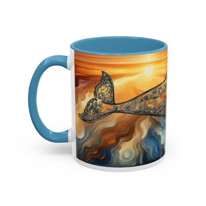 Humpback Whale Accent Coffee Mug (11, 15oz)