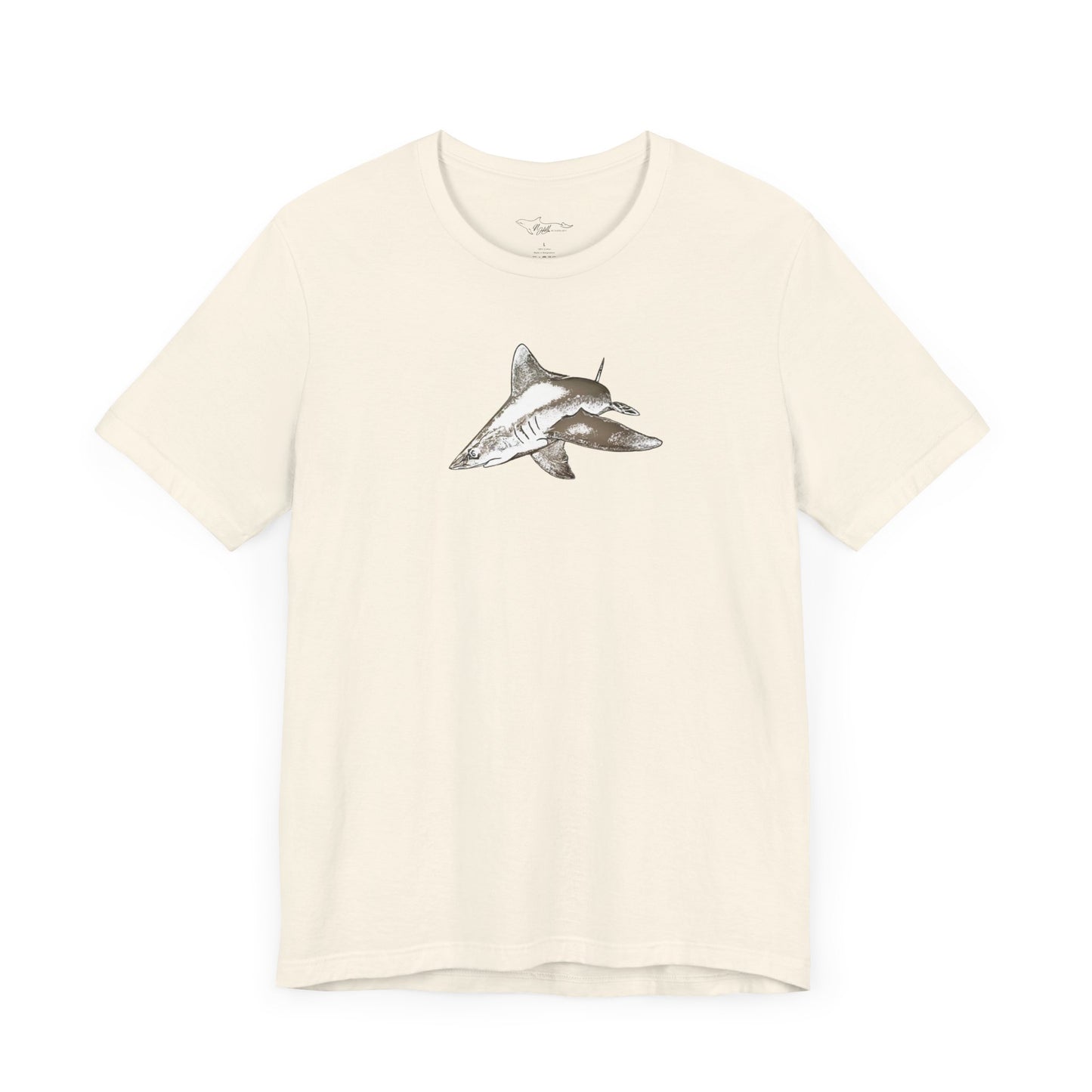 Oceanic Whitetip Shark  Unisex Jersey Short Sleeve Tee