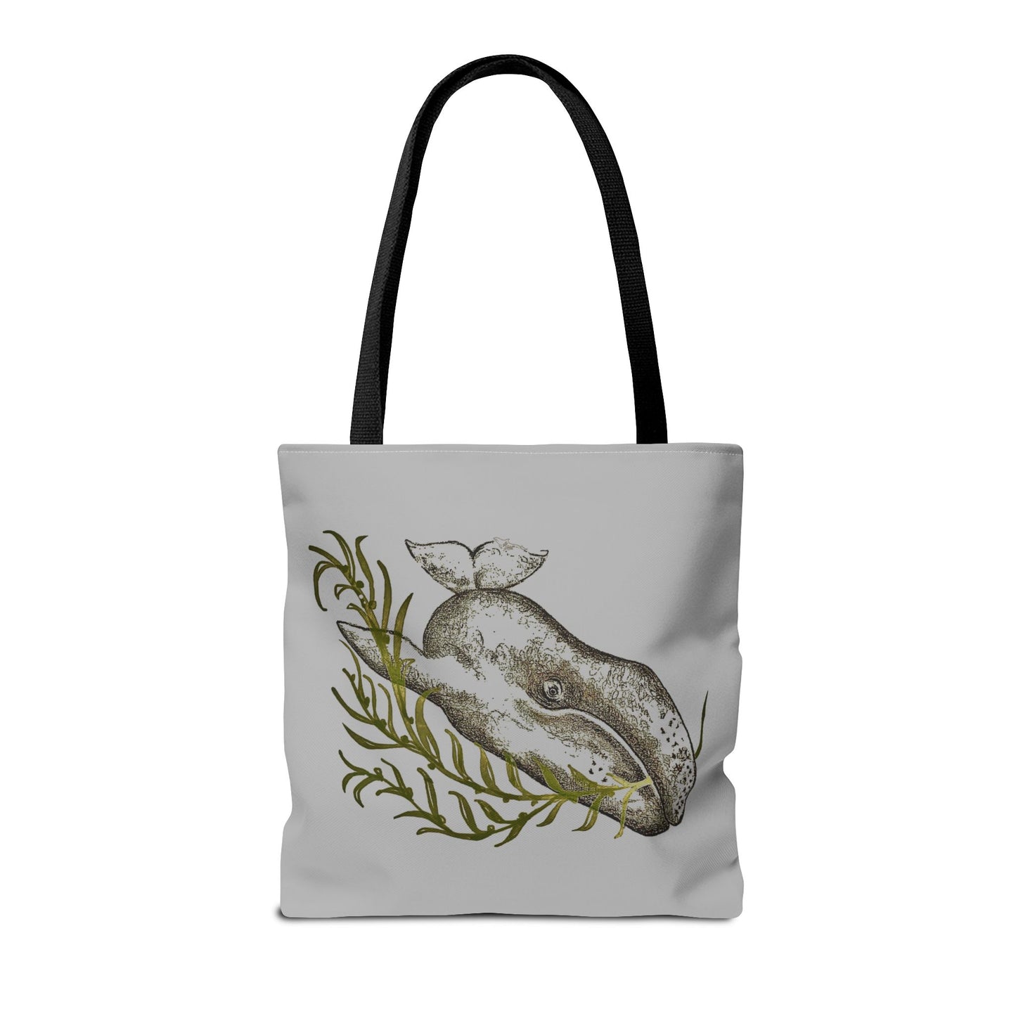 Gray Whale Tote Bag (AOP)