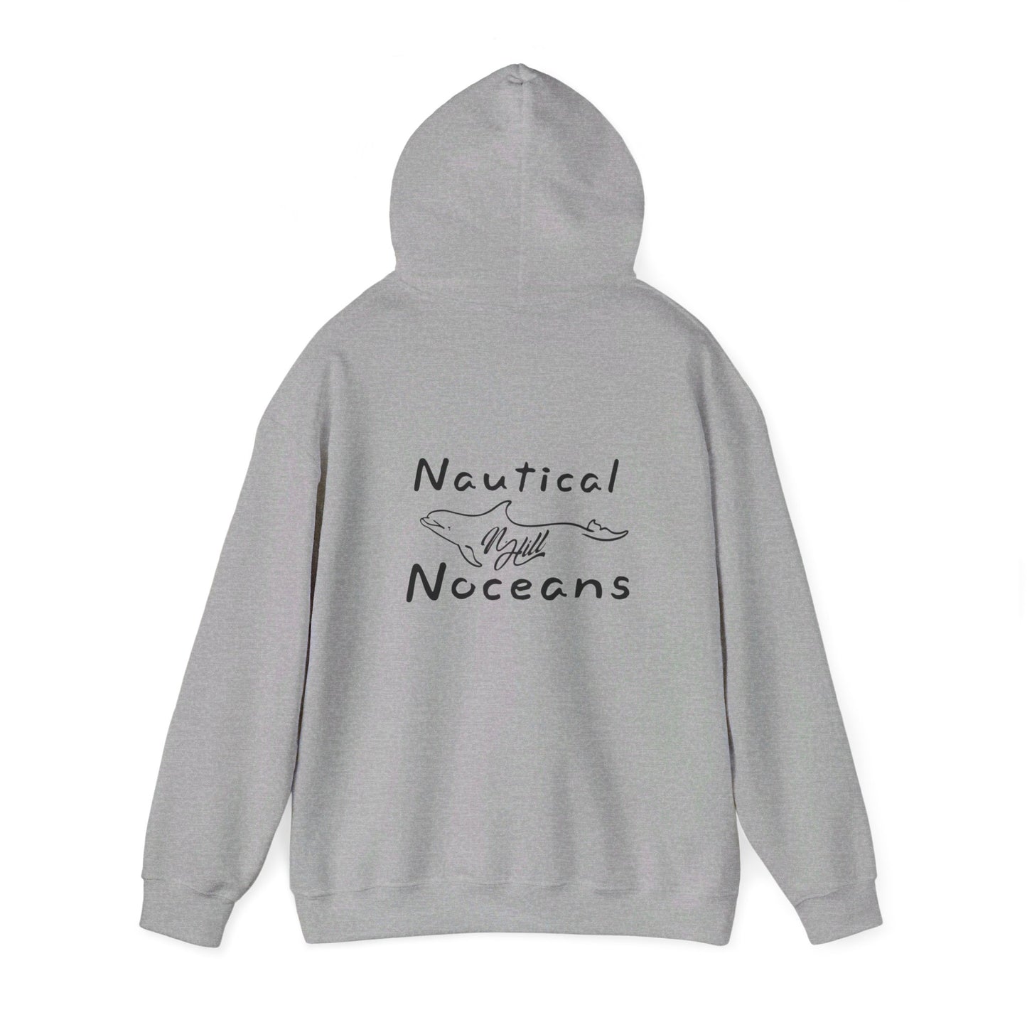 Natalie Hill Arts Nautical Noceans Unisex Heavy Blend™ Hooded Sweatshirt