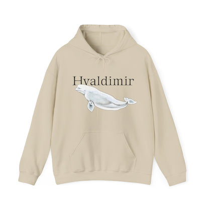 Hvaldimir Beluga Whale Unisex Heavy Blend™ Hooded Sweatshirt