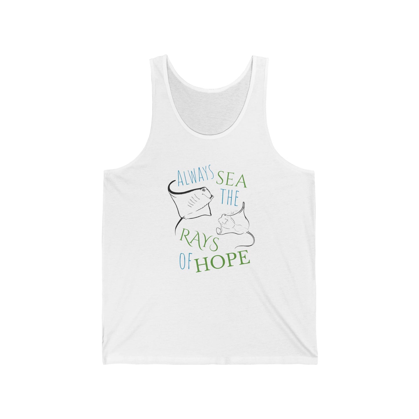 Rays of Hope Sea Ray Unisex Jersey Tank