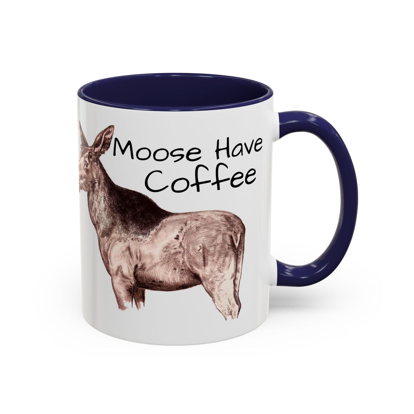 Moose Have Coffee Accent Coffee Mug (11, 15oz)