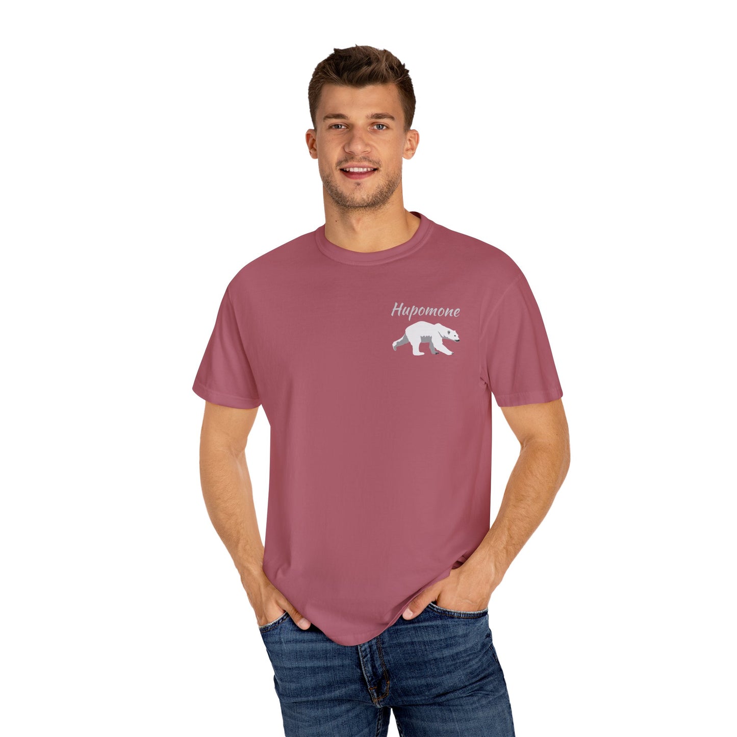 Hupomone Bear Unisex Garment-Dyed T-shirt
