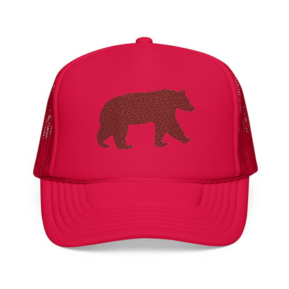 Bear Foam Trucker Hat (Embroidery)