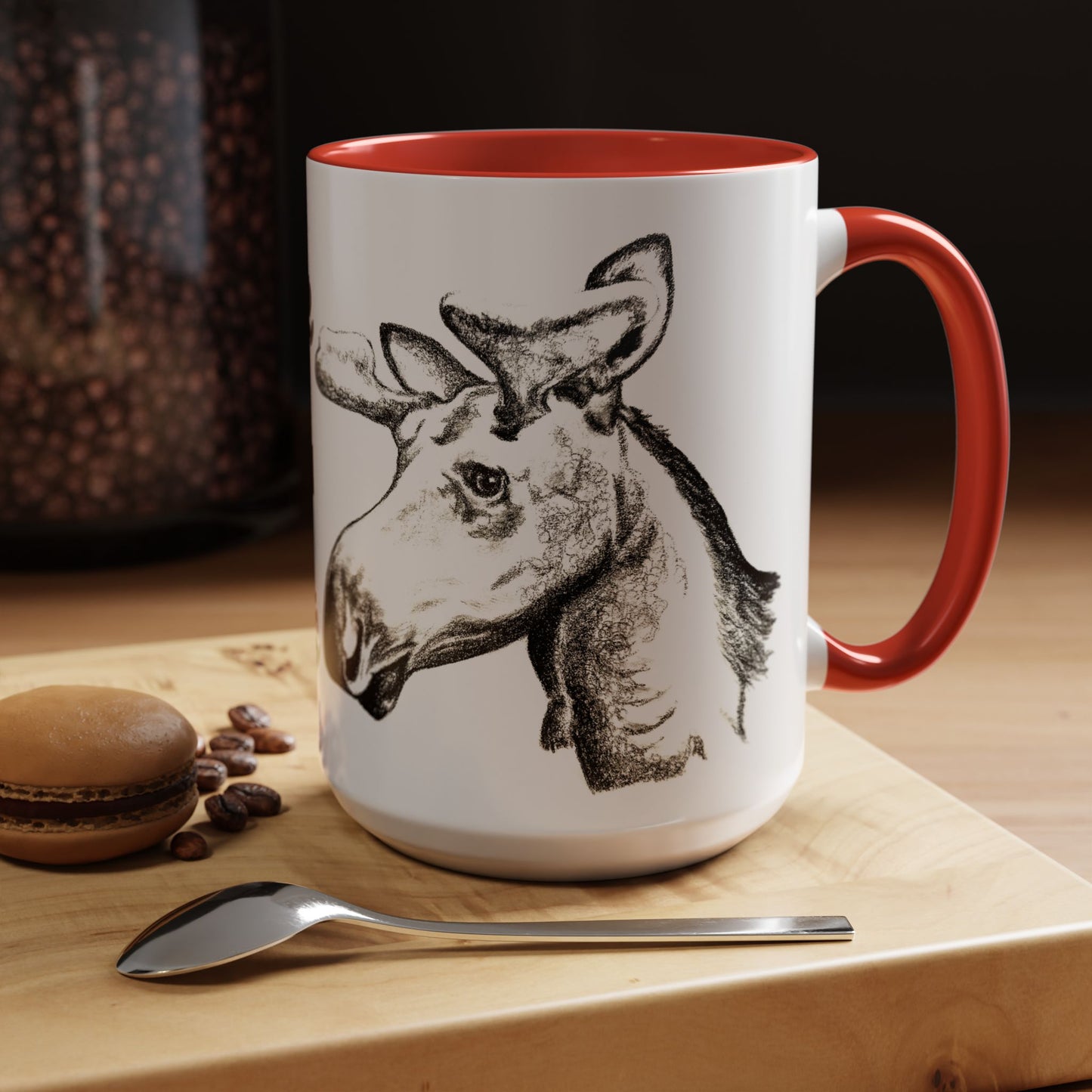 Moose Have Coffee  Accent Coffee Mug 15oz
