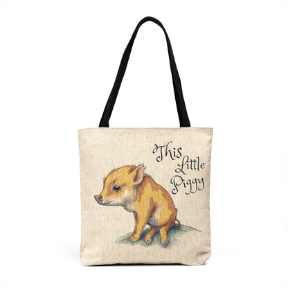 This Little Piggy Woven Tote