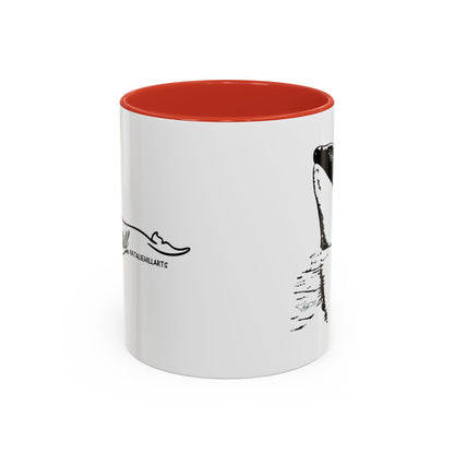 Tiki Treasure Orca Accent Coffee Mug, 11oz