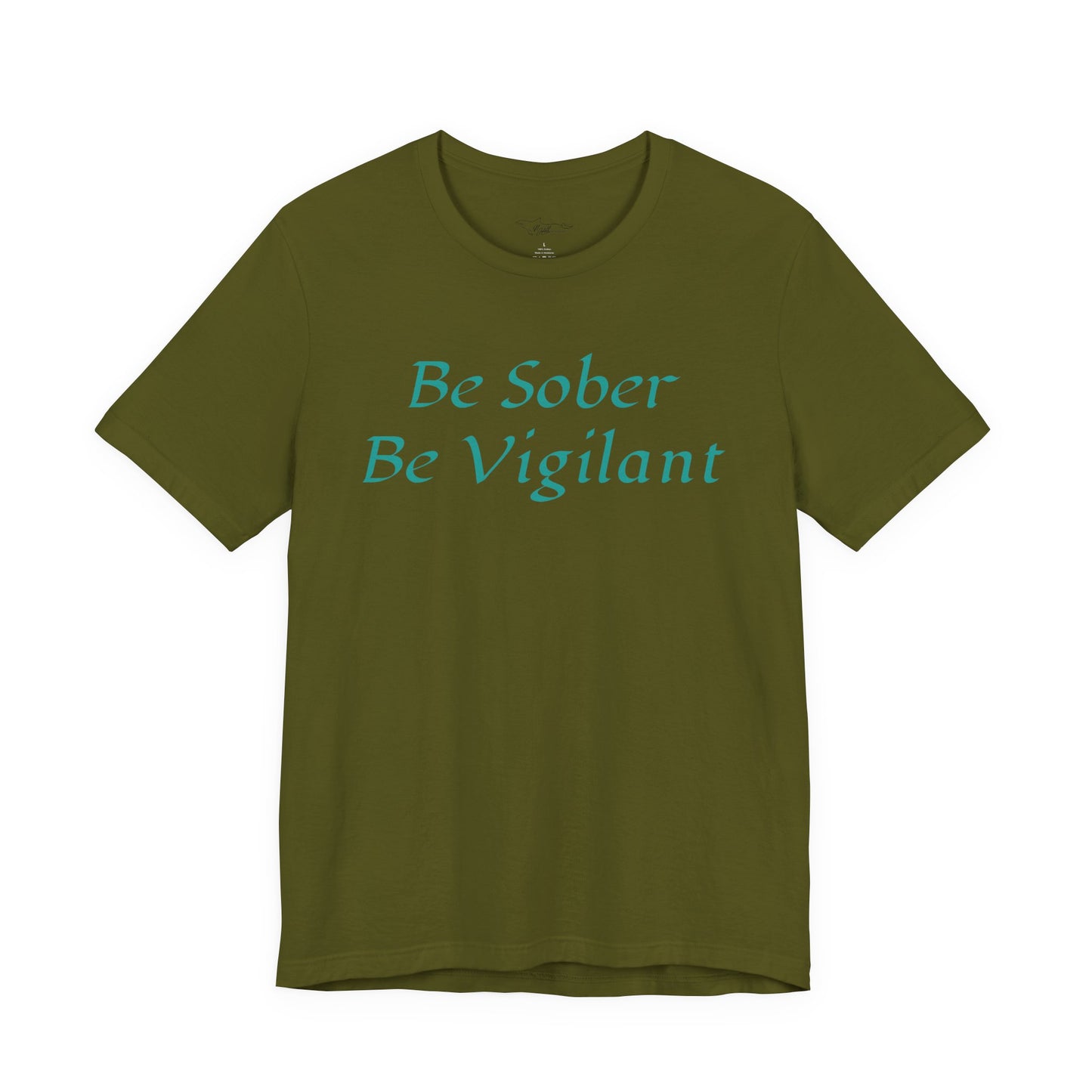 Be Sober, Be Vigilant Jersey Short Sleeve Tee
