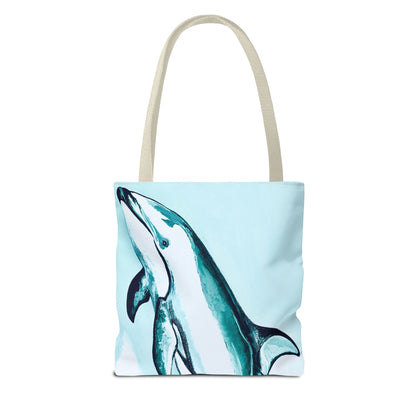 Pacific White Sided Dolphin Tote Bag (AOP)