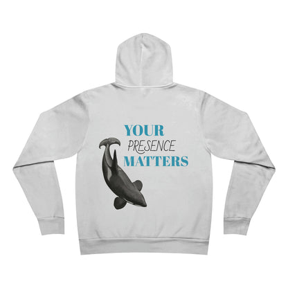 Orca Presence Unisex Sponge Fleece Pullover Hoodie