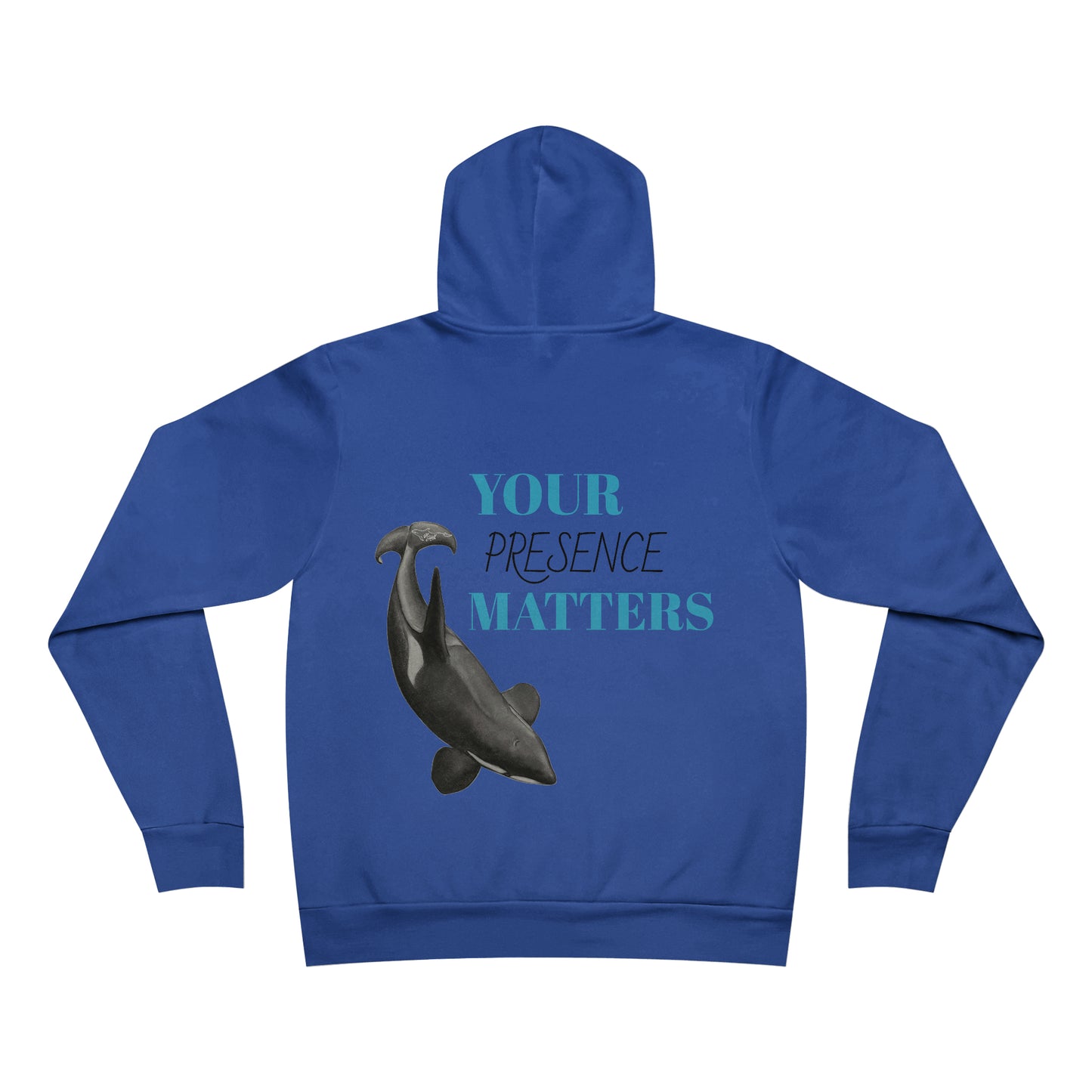 Orca Presence Unisex Sponge Fleece Pullover Hoodie