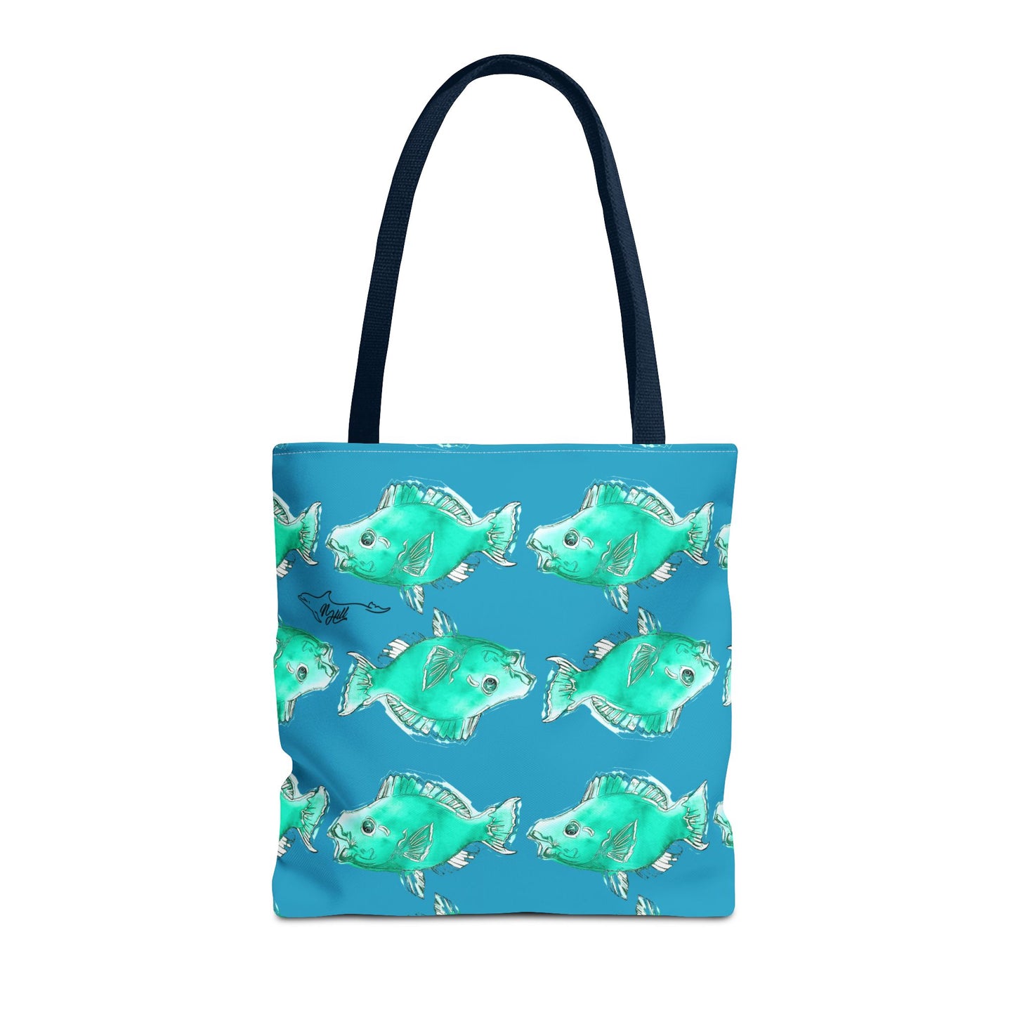 Blue Parrot FishTote Bag (AOP)